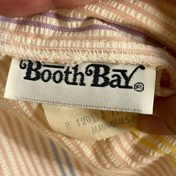 ‎Vintage 80’s Pastel Stripe Blazer - Picture 11 of 12